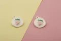 DIY enamel strawberry alloy pendant charm for handmade bracelet keychain accessories - 8# Pink Strawberry