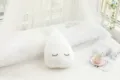 Oreiller en peluche goutte d'eau blanche coussin doux mignon jouet chambre d'enfant - Goutte de pluie blanche