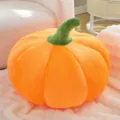 Coussin en peluche citrouille mignon jouet de légume en peluche pour canapé salon - Oreiller Citrouille / 20cm
