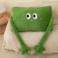 Joli coussin long en peluche de dessin animé, coussin de dossier doux pour canapé lit. - 60CM / Vert