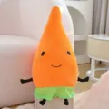Joli jouet en peluche carotte oreiller de legumes doux poupee en peluche pour cadeaux enfants. - Oreiller Carotte / 60CM