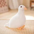 Peluche colombe blanche, adorable oiseau en peluche doux, jouet figurine animal blanc. - Peluche pigeon blanc