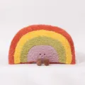 Coussin peluche arc-en-ciel mignon coussinet colore jouet en peluche pour canape salon - Arc-en-ciel 45*35cm