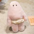 Mignon jouet en peluche rose amusant avec pantalon amovible poupée en peluche bizarre cadeau - 28cm / Rose Sakura
