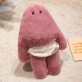 Lindo juguete de peluche rosa divertido muñeco boxer suave acolchado criatura esponjosa kawaii - 28cm / Rosa Palo