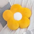 Schattig Zonnebloem Pluche Kussen Zacht Bloemkussen Voor De Bank Bed Huisdecoratie Geel - Gele bloem - wit hart
