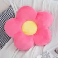 Leuk pluche zonnebloem kussen zacht roze bloemkussen gezellige bank decoratie bed - Rozerood