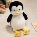 Cute penguin plush toy sitting stuffed animal soft doll for girls room decor birthday gift - Penguin