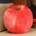Oreiller en peluche en forme de pomme créatif, coussin de fruit doux pour canapé et décor. - Pomme / 40x45cm