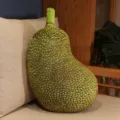 Coussin en peluche fruit mûr réaliste oreiller de canapé rembourré doux décoration - Jacquier / 35x55cm
