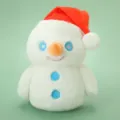 Christmas Snowman Plush Toy Soft Stuffed Doll Cute Holiday Gift for Kids and Girls - Snowman / 23cm