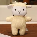 Simpatico peluche di animale lavorato a maglia, bambola di pecora gialla per bambini - Bambola Pecora / 23cm