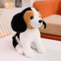 Niedlicher sitzender Beagle Plueschhund Simulationswelpe beruhigendes Kuscheltier Geschenk. - Sitzender Berner Sennenhund (20cm)