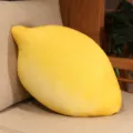 Coussin en peluche citron creatif joli oreiller de fruit doux pour canape decoration interieure - Citron