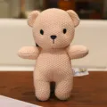 Grazioso orsetto di peluche lavorato a maglia, morbido animale imbottito per bambini. - Peluche a Forma di Orso / 23cm