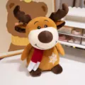 Süsses Rentier Plueschtier als Weihnachtsdeko kuschelige Puppe perfekt fuer Kindergeschenk. - Weihnachtsrentier-Puppe / 40CM