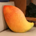 Coussin peluche de mango fruit doux jouet en peluche mignon pour decoration de maison canape - Mangue