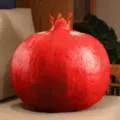 Oreiller peluche grenade créatif coussin fruit mignon canapé doux coussin déco maison rouge - Grenade