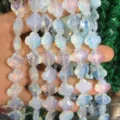 12mm faceted clover-shaped opalite loose beads for DIY jewelry making accessories - Opal
