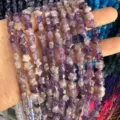 8mm purple amethyst star shaped natural stone beads for DIY jewelry making accessories - 8mm (Approx. 55 Pieces/Strand) / Purple Crystal