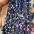 12mm faceted blue natural stone clover loose beads for DIY jewelry making crafts - Sodalite