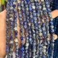 Natural lapis lazuli 8mm star shaped loose beads for DIY jewelry making - 8mm (Approx. 55 Pieces/Strand) / Lapis Lazuli