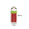 Cute panda zongzi enamel charm alloy pendant DIY jewelry making accessories size 28mm - 7# Highly Anticipated Zongzi Panda