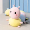 Oreiller en peluche douce de chenille mignonne longue poupée de sommeil cadeau d'anniversaire - 100cm / Chenille Rose