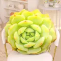 3D Sukkulente Pflanze geformtes Plüschkissen, realistisches grünes Blumen-Design Heimdekor. - Stil 2 / 15cm Anhänger