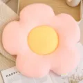 Lindo cojín de felpa con forma de flor rosa almohada de sofá suave juguete de peluche variante. - Floral Rosa