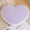 Lindo cojín de felpa con forma de corazón morado suave sofá decoración de habitación de niña - Corazón Púrpura