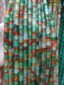 Natural multi-color stone bamboo-shaped tube beads 8x12mm for DIY handmade jewelry crafts - 8*12mm (Approx. 32 Pieces/Strand) / Banded Agate