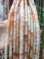 Mixed color natural stone bamboo-shaped beads 8x12mm strands for DIY jewelry making - 8*12mm (Approx. 32 Pieces/Strand) / Pink Aventurine