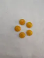 Polierte runde gelbe Jade-Cabochons für die DIY-Ohrring- und Schmuckherstellung - 10mm / Gelbe Jade
