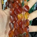 Perle di pietra d'agata naturale per gioielli - Agata rossa