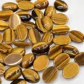 Natural oval tiger eye stone cabochon beads for DIY jewelry making and accessories - 3*5mm / A+ Grade Tiger Eye