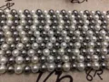 Sélection de perles de coquillage rondes grises et blanches de qualité pour bijoux DIY - Mélange Blanc Gris Plomb