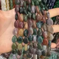 Perles d'agate naturelles de couleurs mélangées en forme de goutte pour bijoux DIY - 8*10mm (env. 39 pièces/brin) / Agate d'Inde