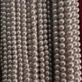 Fil de perles de coquillage champagne pour accessoires de création de bijoux DIY - Lavande