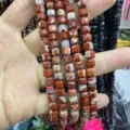 6mm faceted red natural stone cube beads for DIY jewelry making and craft projects - 6mm (Approx 65 Pieces/Pack) / Red Jasper
