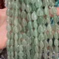 Perles en pierre d'aventurine verte naturelle en forme de goutte pour bijoux DIY - 8*10mm (env. 39 pièces/brin) / Aventurine Verte