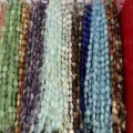 Collection de perles en pierre naturelle en forme de goutte pour la création DIY - 8x10mm (env. 39 pièces/brin) / Aigue-marine traitée