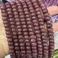 Natural purple faceted abacus stone beads 5x8mm for DIY jewelry making accessories - 5*8mm (Approx. 70 Pcs/Strand) / Plum (32)