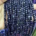 6mm faceted blue goldstone square beads for DIY jewelry making and craft design projects - 6mm (Approx 65 Pieces/Pack) / Blue Sand