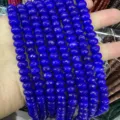 Deep blue faceted abacus stone beads 5x8mm wheel shape for DIY jewelry making - 5*8mm (Approx. 70 Pcs/Strand) / Royal Blue (31)