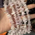 Onregelmatige lange roze kristal natuursteen splitkralen voor DIY sieraden maken - Ongeveer 38cm Per Streng (10-25mm) / Seringenagaat