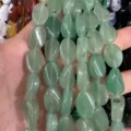 Perle di avventurina verde naturale per creazione gioielli - Aventurina verde