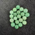 Natural green aventurine stone loose round beads for DIY jewelry making accessories - 6mm (No Hole) / Green Aventurine