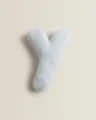 Nordic style plush letter Y pillow, soft fleece kids toy and cozy sofa cushion for decor. - Letter Y