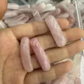 Natürliche Rosenquarzperlen in Brückenform für die handgefertigte DIY-Schmuckherstellung - Rosenquarz